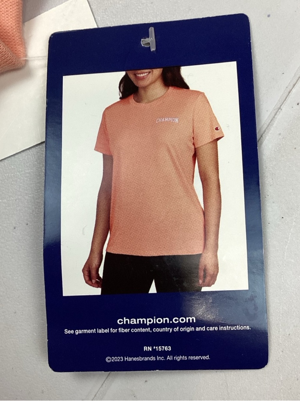 Champion Women’s XXL Short Sleeve Peach Color Tee T-Shirt NEW! Retail $25 - Picture 4 of 11
